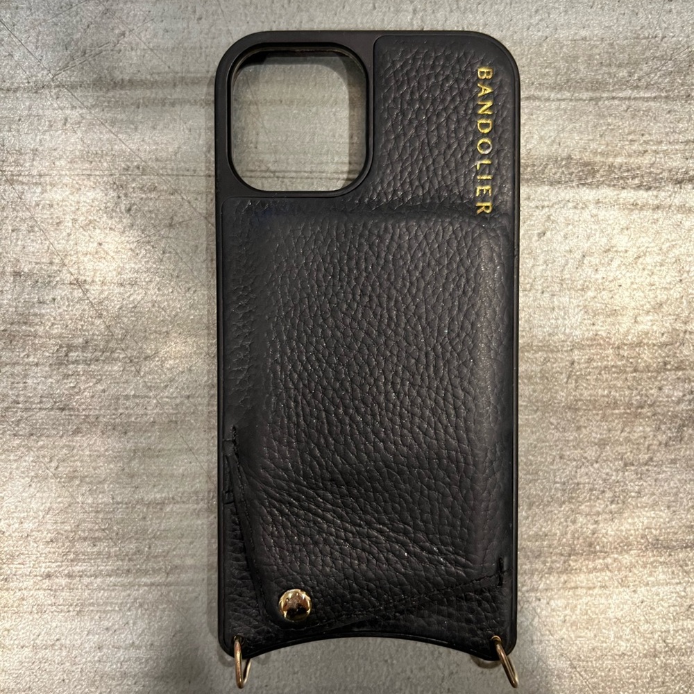 Bandolier Emma Pebble Leather Crossbody for iPhone 12 Pro